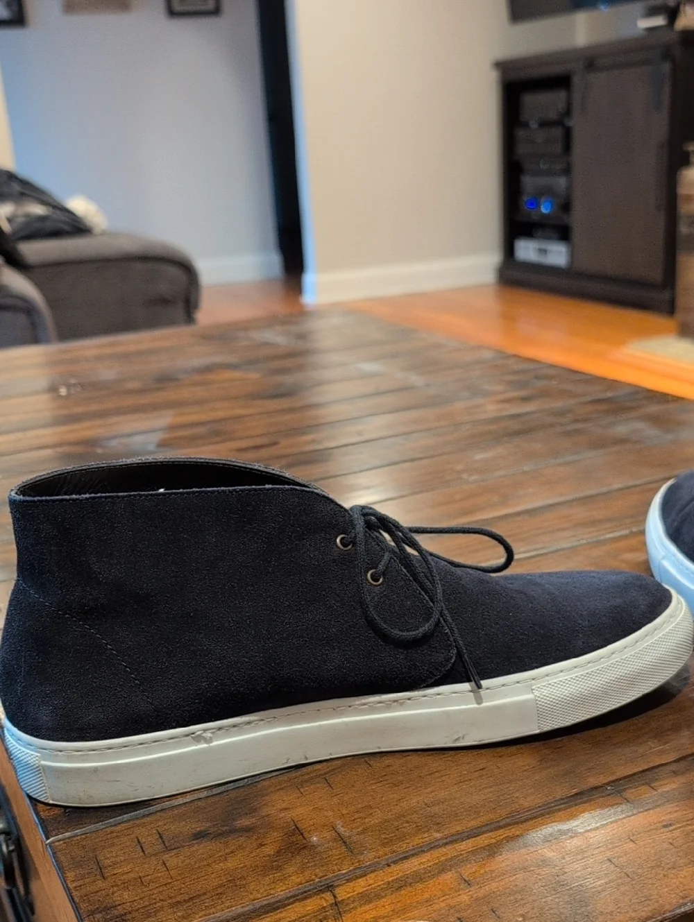 To Boot New York navy Suede Chukka Boot Sneaker Argento Woodrow